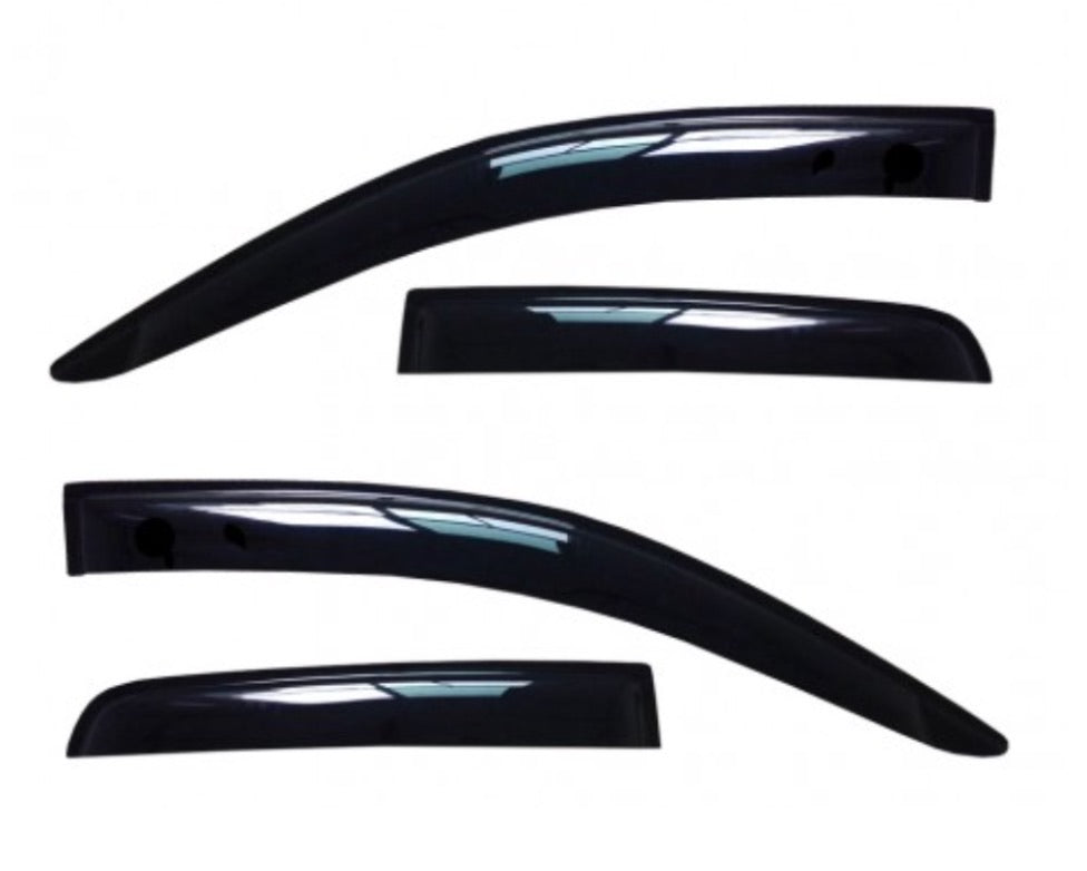 WINDSHIELDS & BONNET GUARD COMBO HILUX REVO GLOSS BLACK