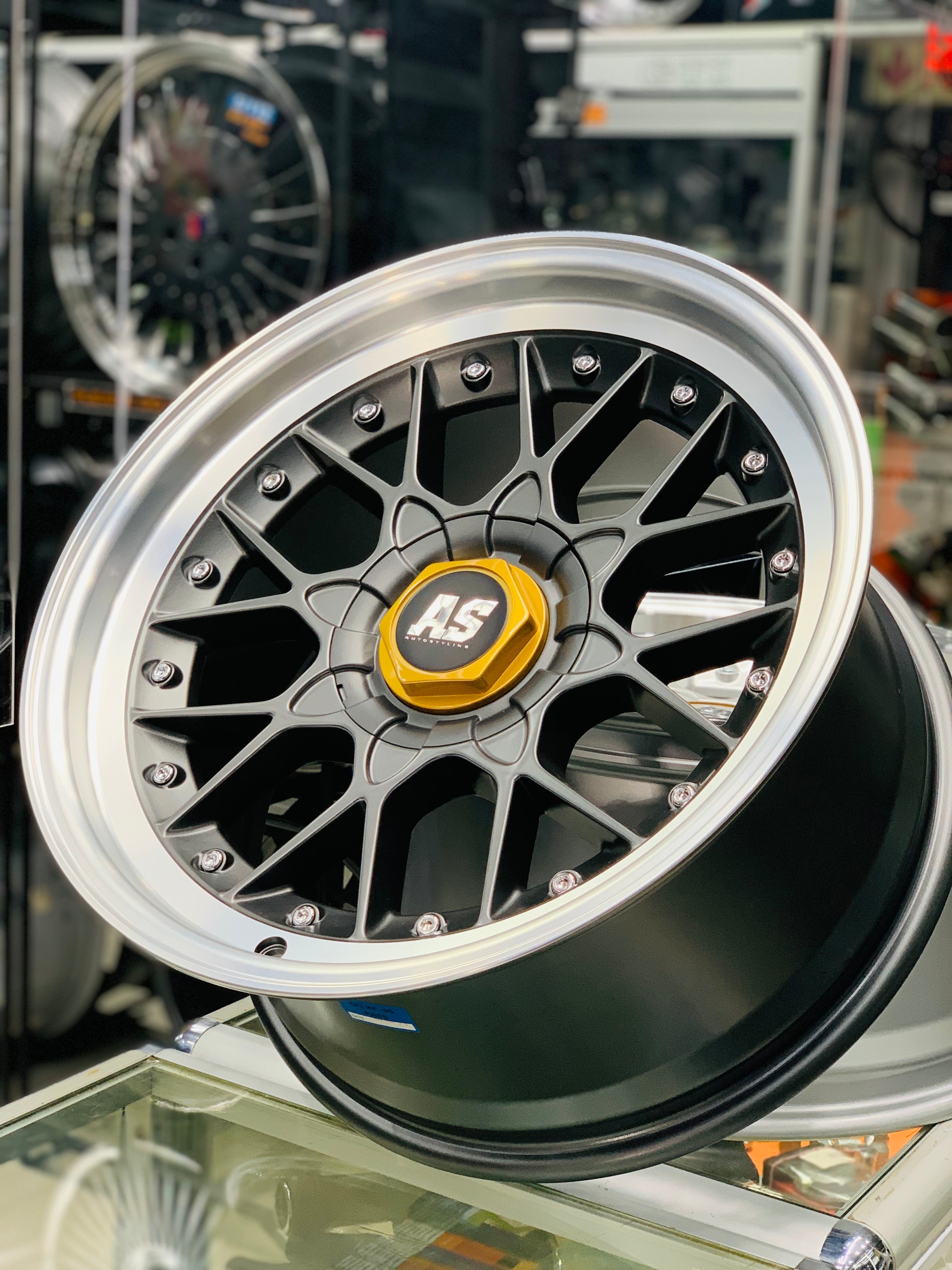 17” AS BBS 506 4/100 & 5/100 matt grey wheels