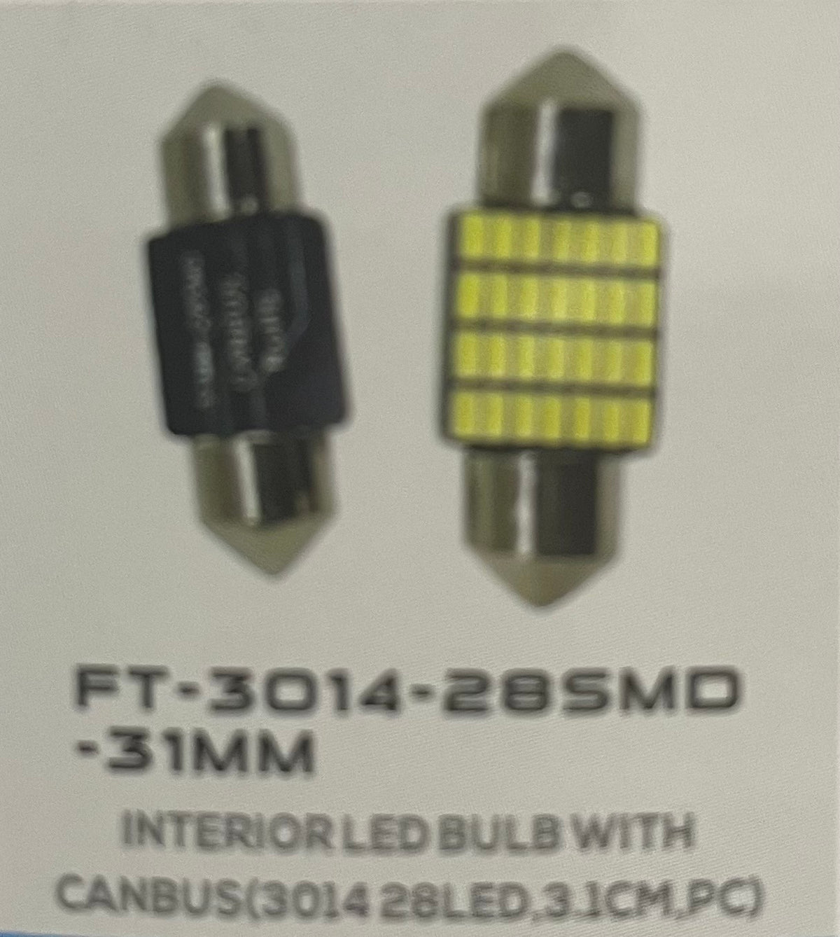 Interior led bulb canbus
