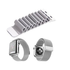 38mm/40mm Magnetic Milanese Strap for Apple Watch - Silver