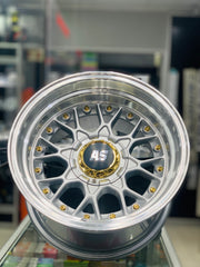 15'' AS- RC2 SILVER, GOLD STUDS  4/100 4/114