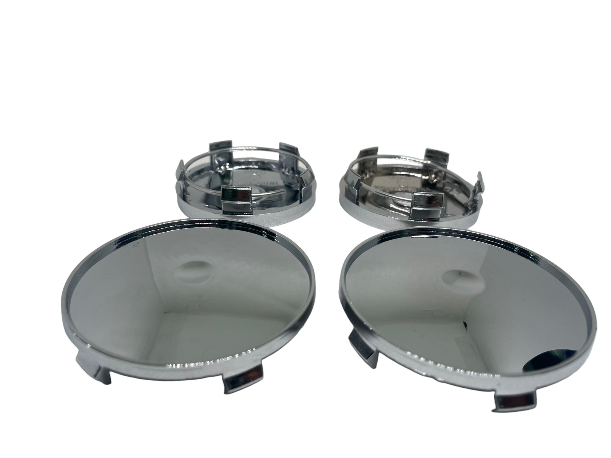 Universal rim / wheel centre caps chrome