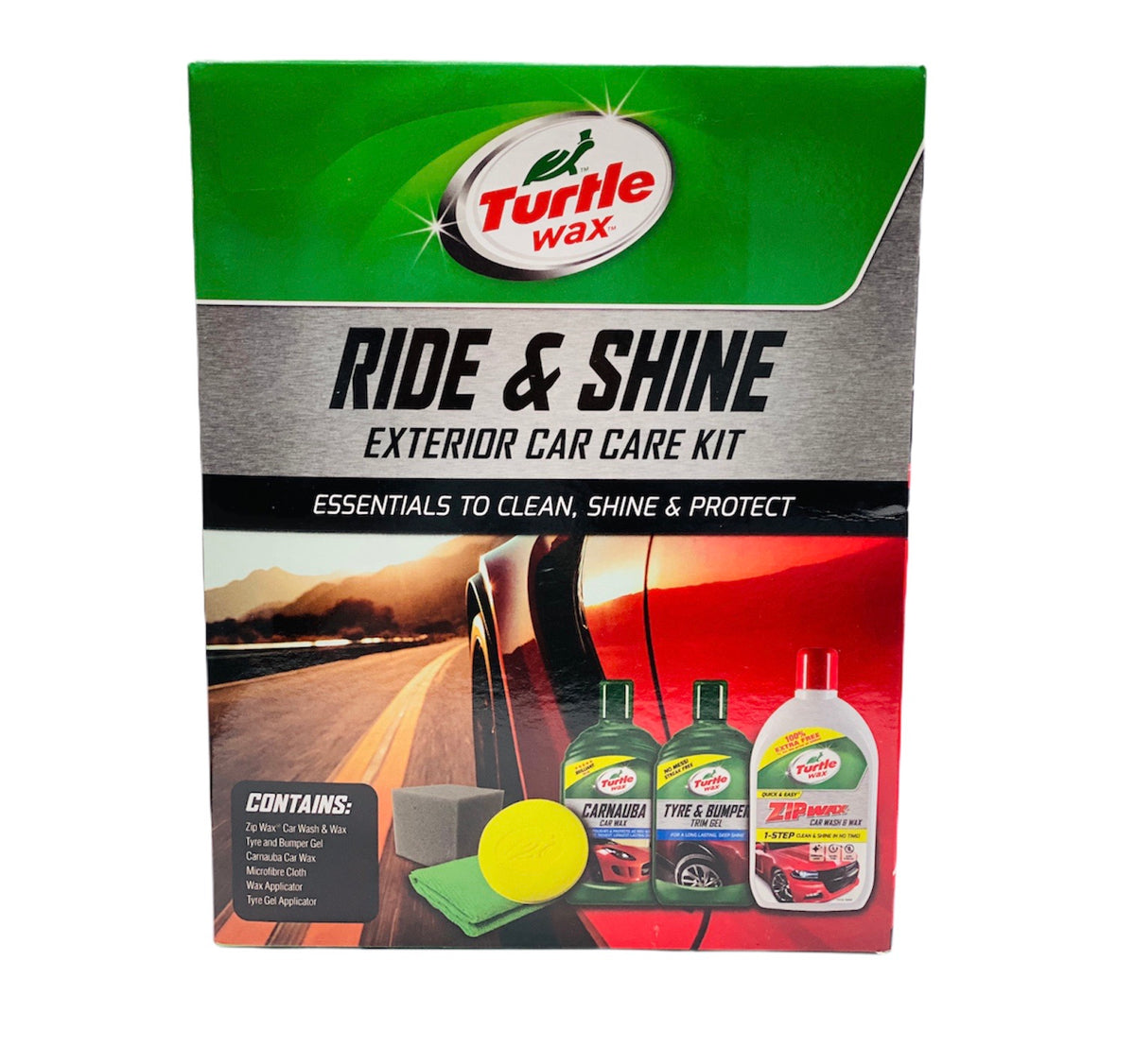 RIDE AND SHINE EXTERIOR CAR CARE KIT