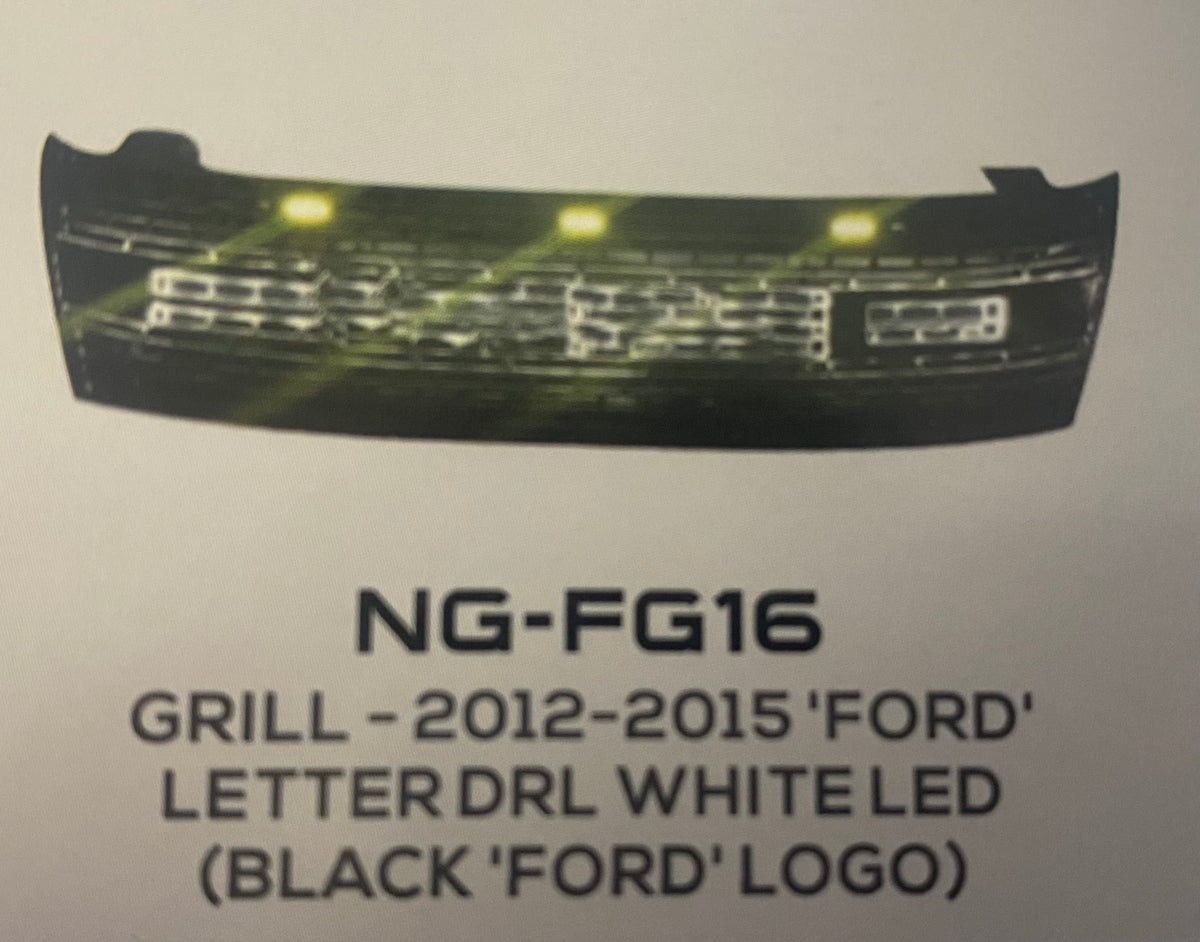 Ford ranger 2012 up led grill