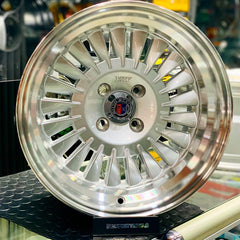 15” AS-PIRI 4/100 SILVER WHEELS