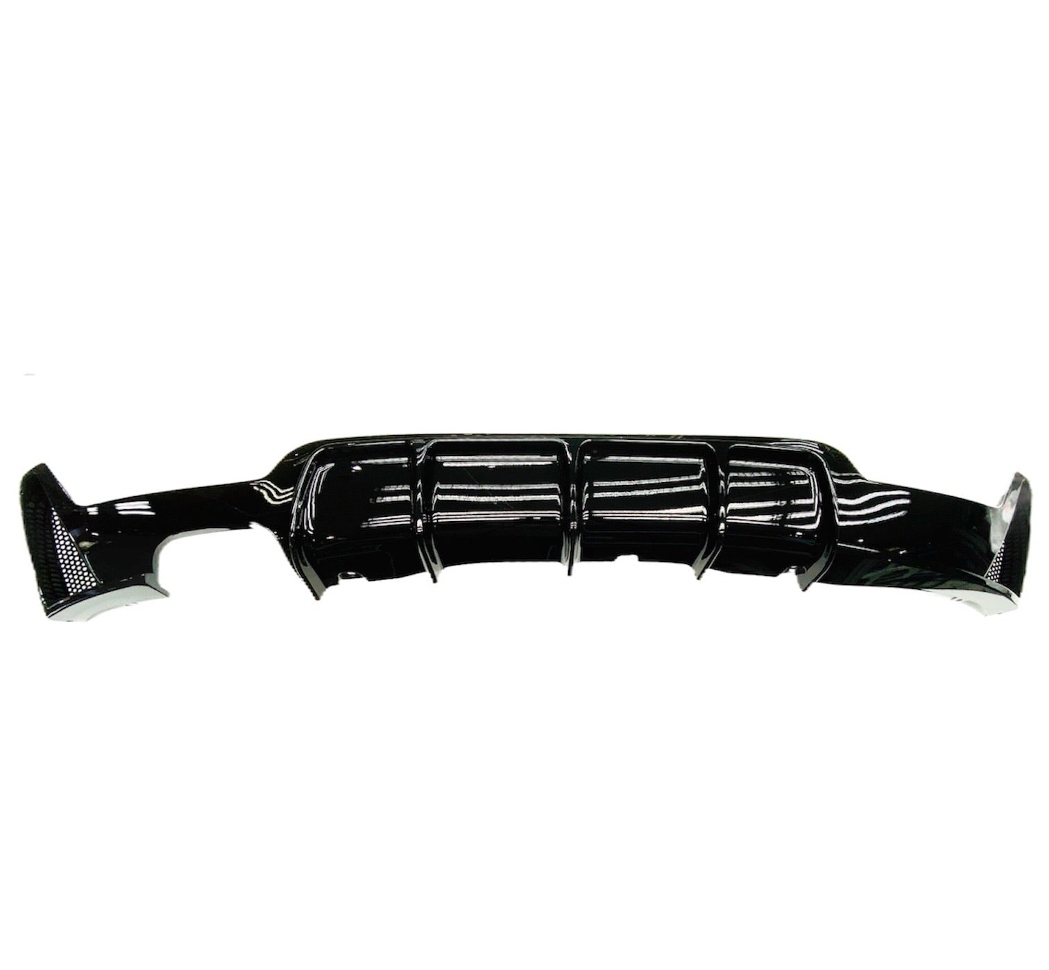 BMW F32 REAR BUMPER DIFFUSERS GLOSS BLACK