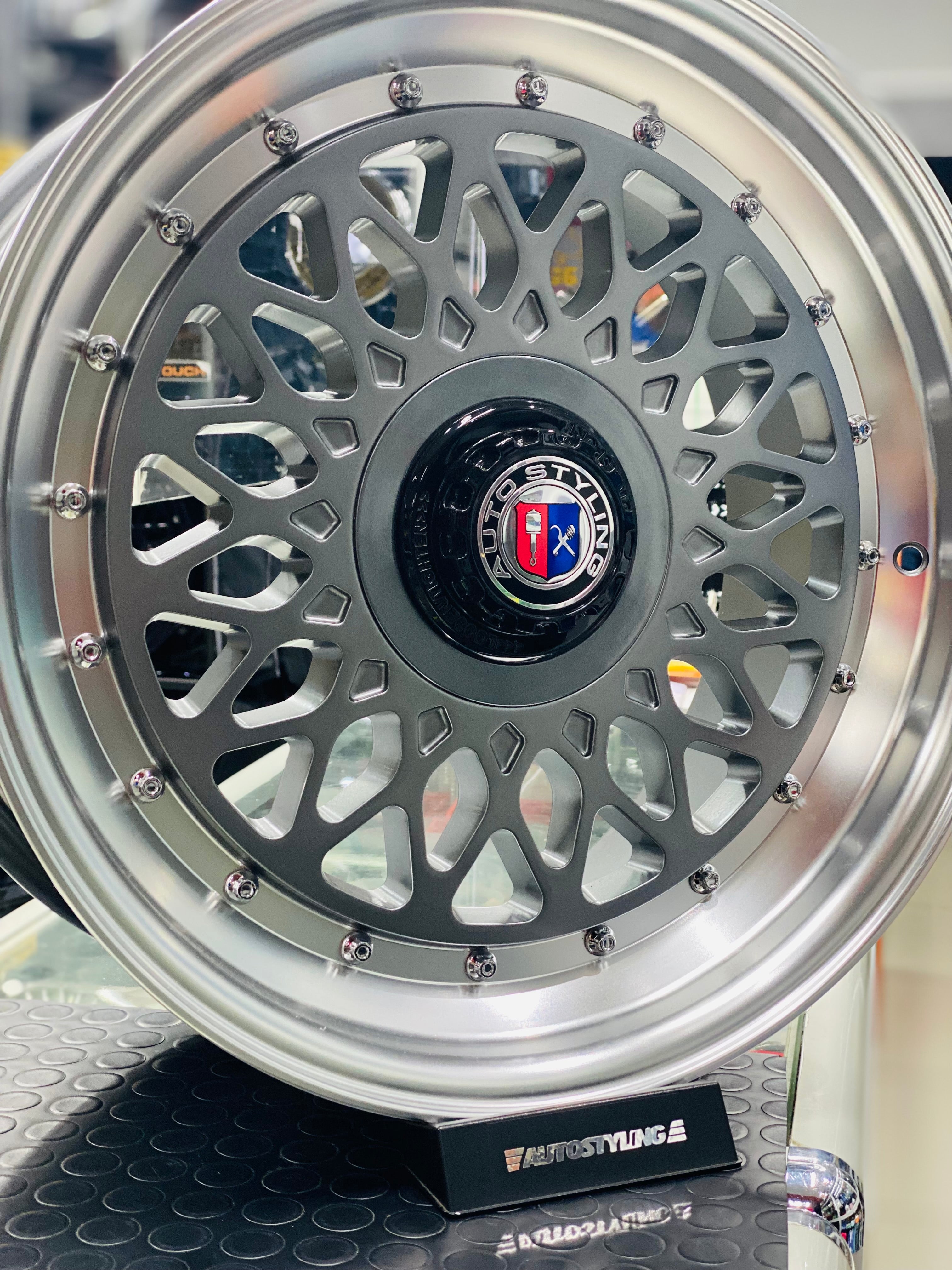 17'' AS-P/MESH 4/100 4/108 GUNMETAL