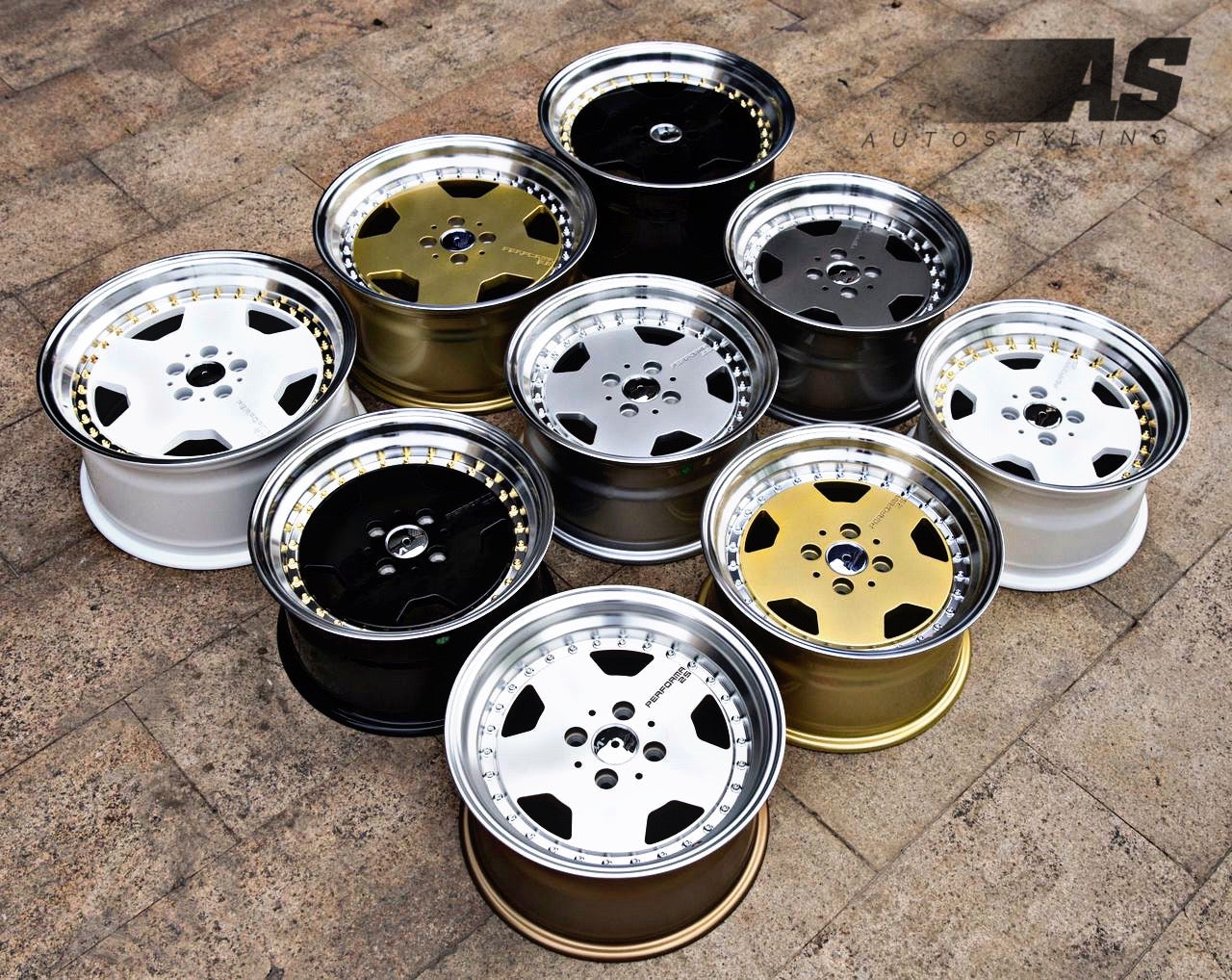 17''  AS-AMG PERFORMA M/ BLOCK 4/100 & 5/100 WHEELS
