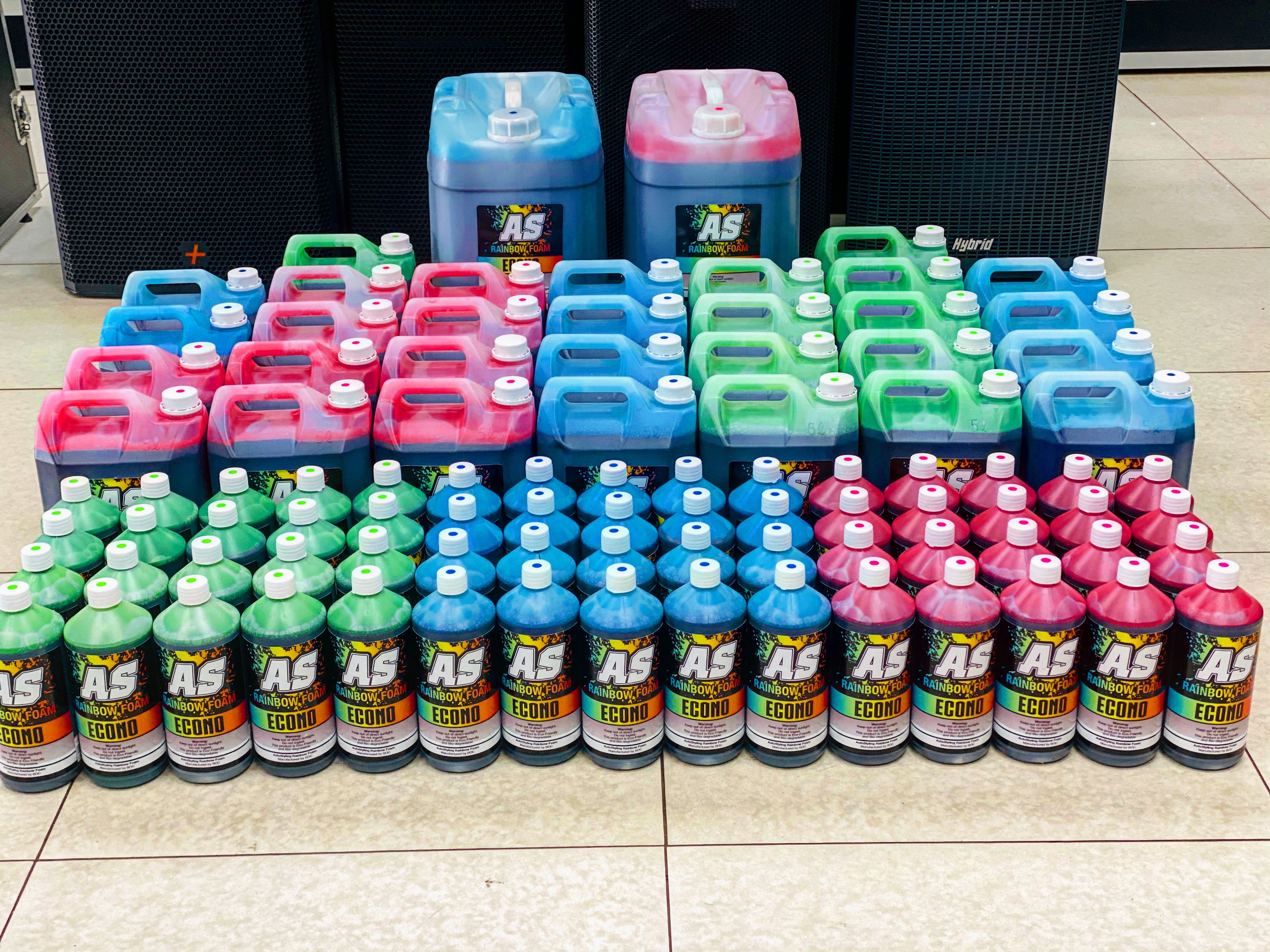 AS RAINBOW FOAM WAX 1 LITER