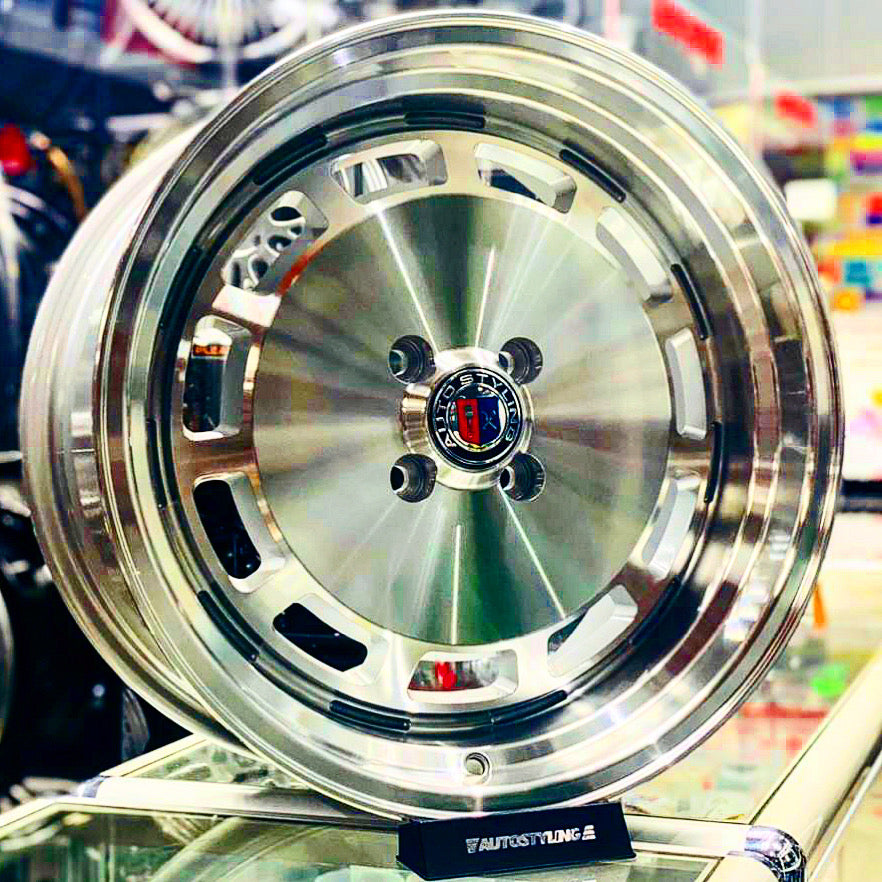 17” AS-3031  4/100 SILVER MACHINE FACE