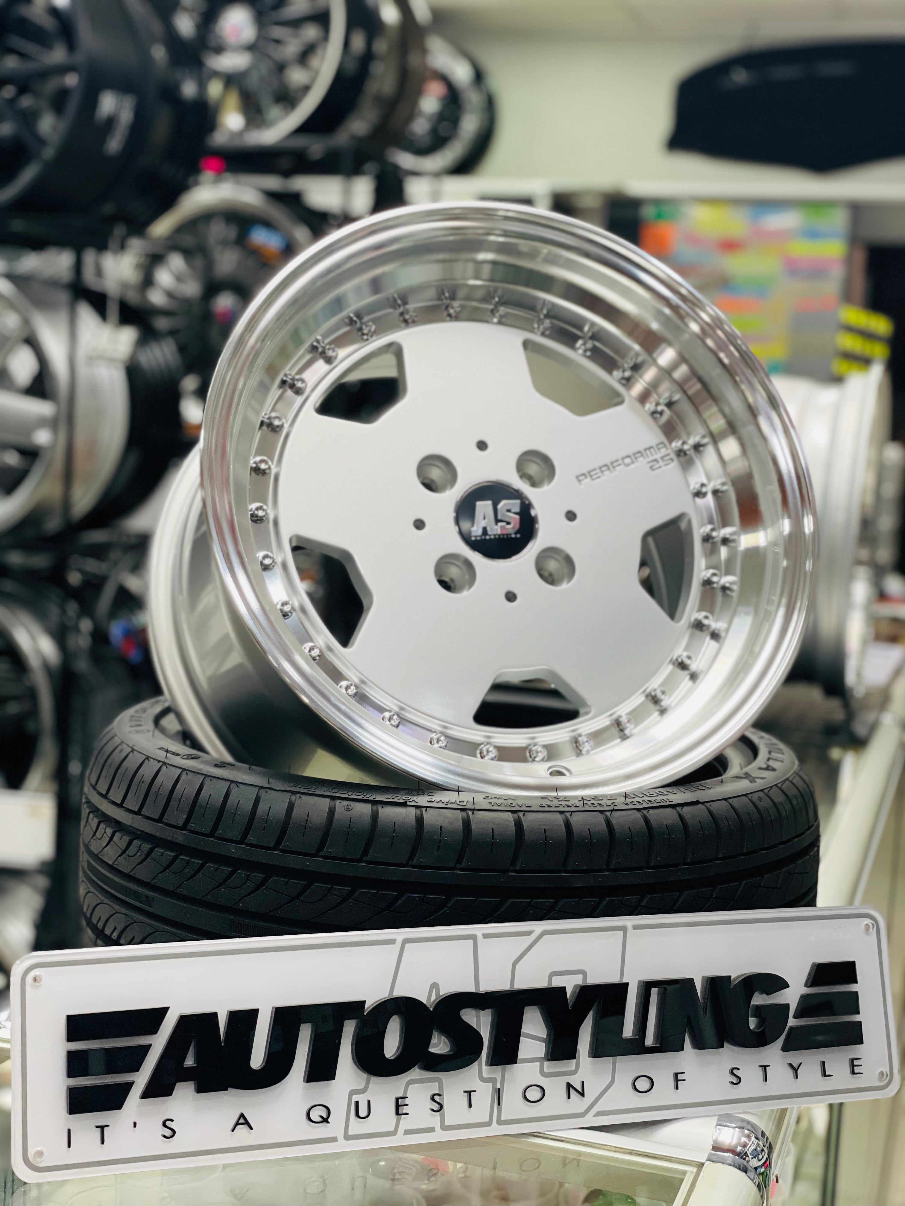 15” AS- PERFORMA M/ BLOCK 4/100 WHEELS