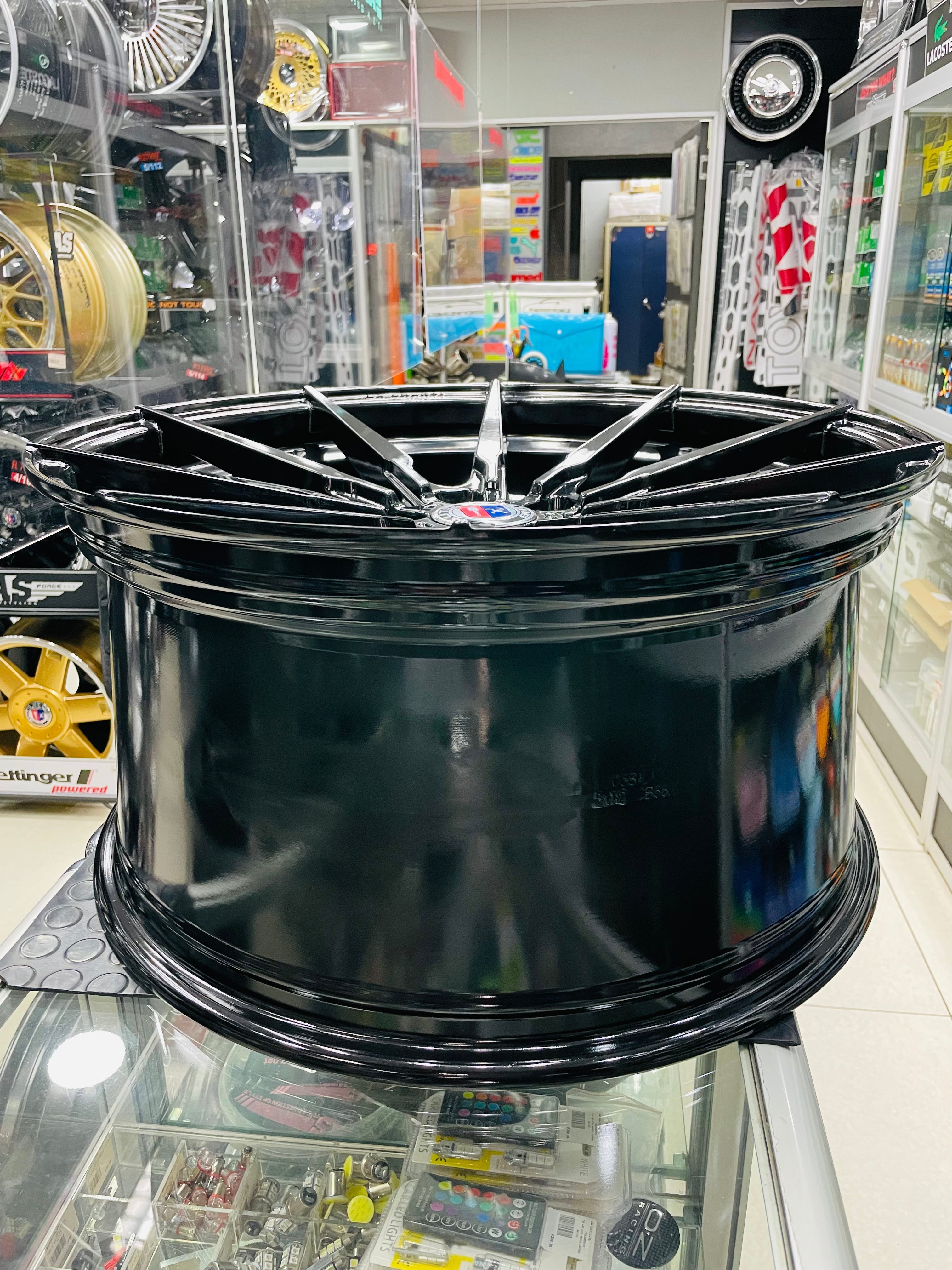 21” AS-5010 5x120 9/10.5j PCD GLOSS BLACK wheels