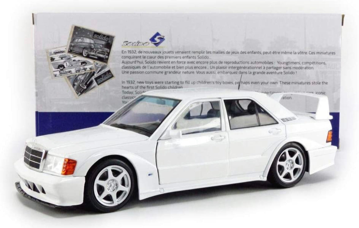 SOLIDO 1:18 SCALE MODEL CAR MERCEDES 190E EVO2