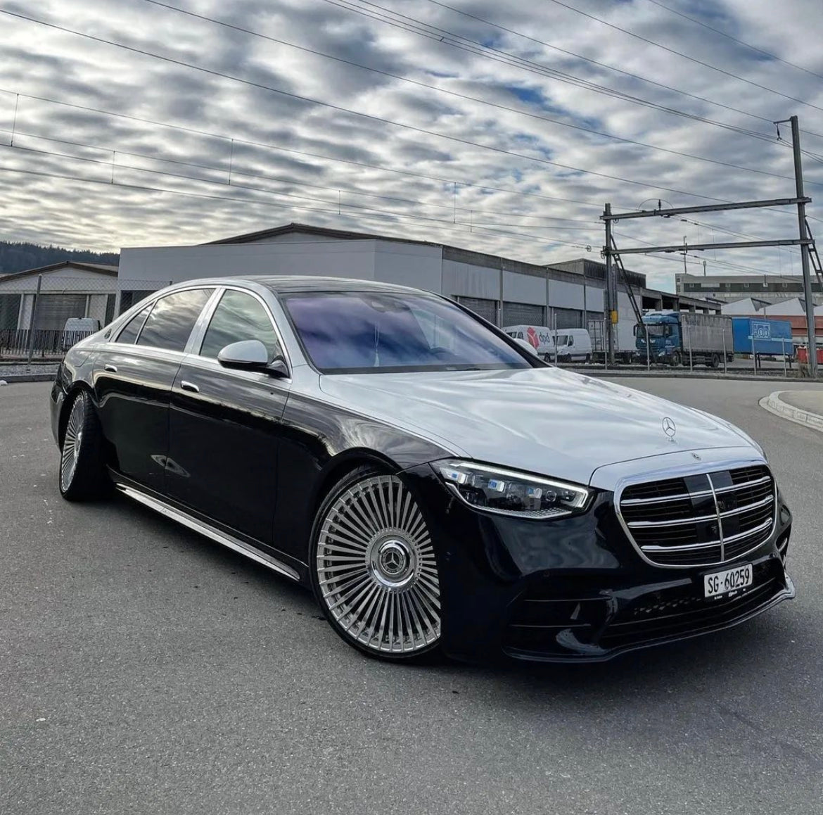 20” AS-F601 MAYBACH  5/112 CHROME