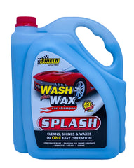SHIELD WASH & WAX CAR SHAMPOO SPLASH
