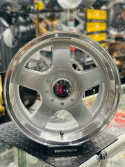 15” AS- 9N  4x100 & 5x100 silver  wheels