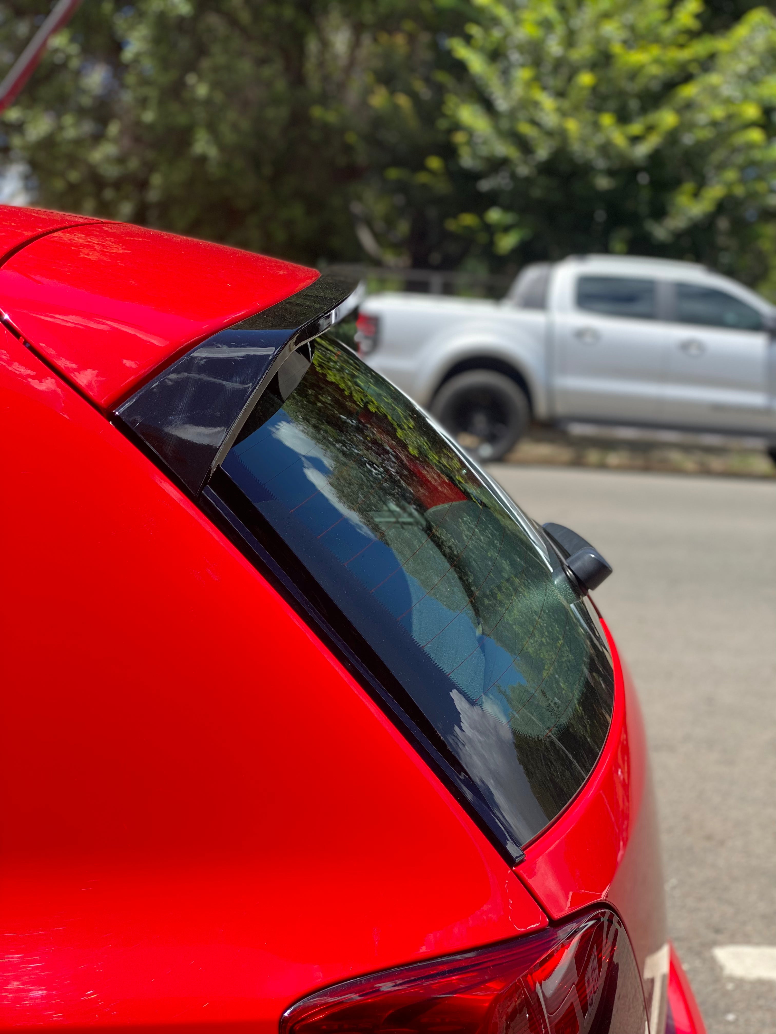 POLO 6 GTI STYLE ADD ON SPOILER GLOSS BLACK