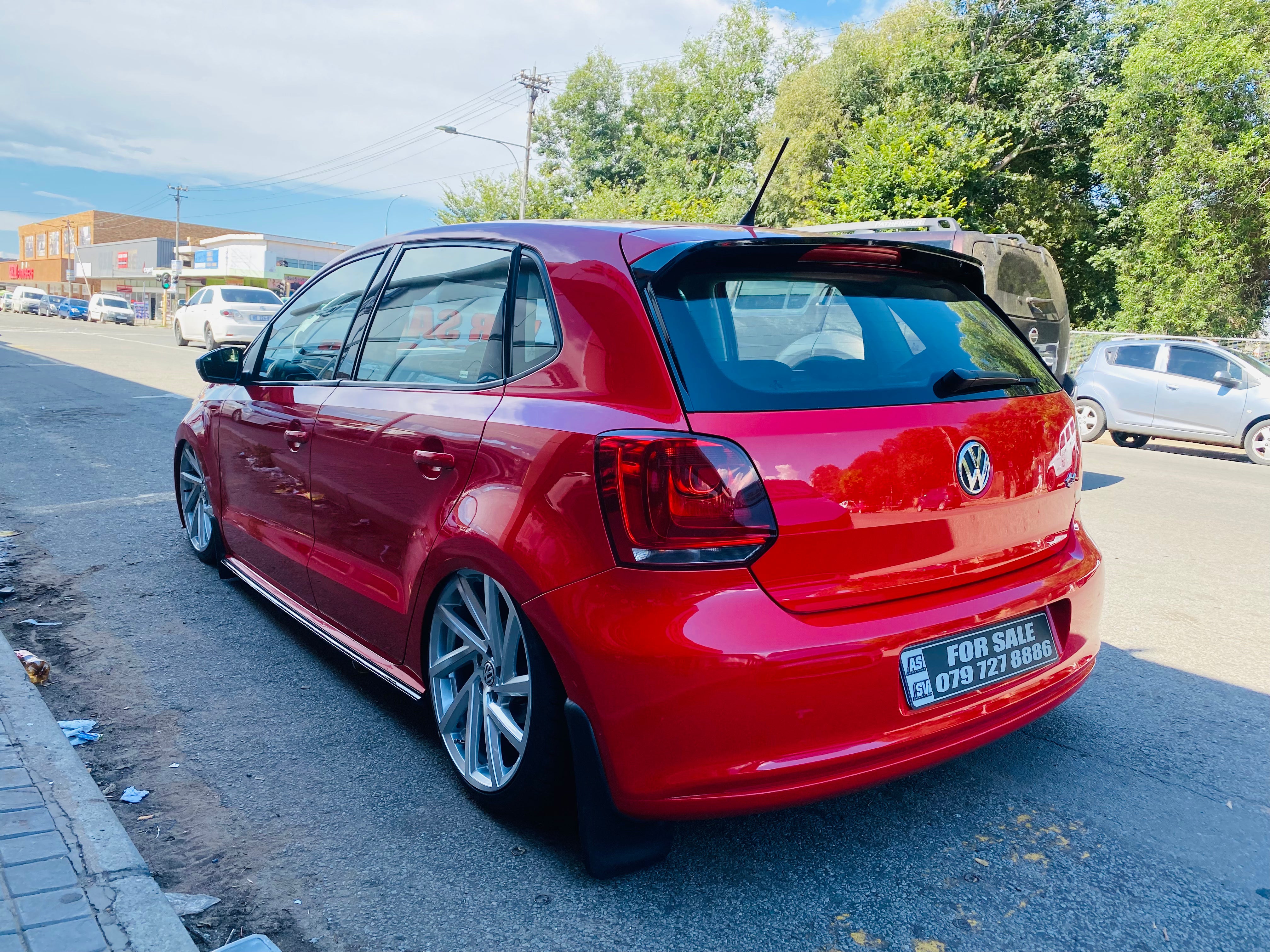 POLO 6 GTI STYLE ADD ON SPOILER GLOSS BLACK