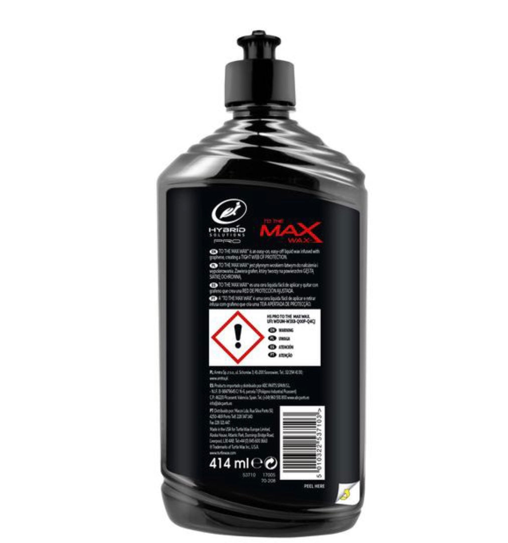 Turtle wax HS PRO GRAPHENE MAX WAX 414ml