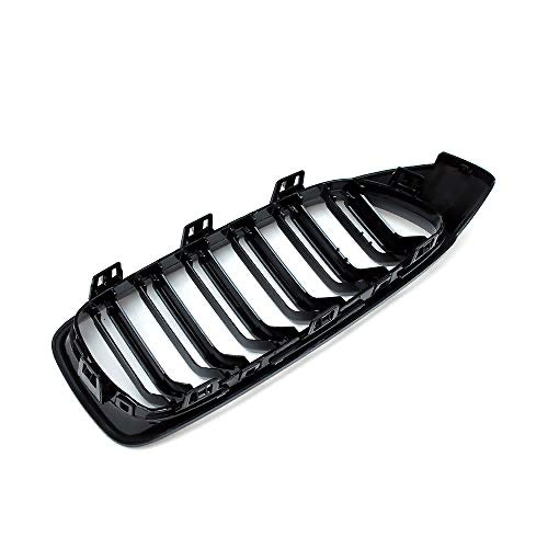 BMW F32  DOUBLE  SLAT GLOSS BLACK GRILLS