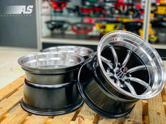 15” AS-WATA 9/10.5J 4/100 4/114 GUNMETAL