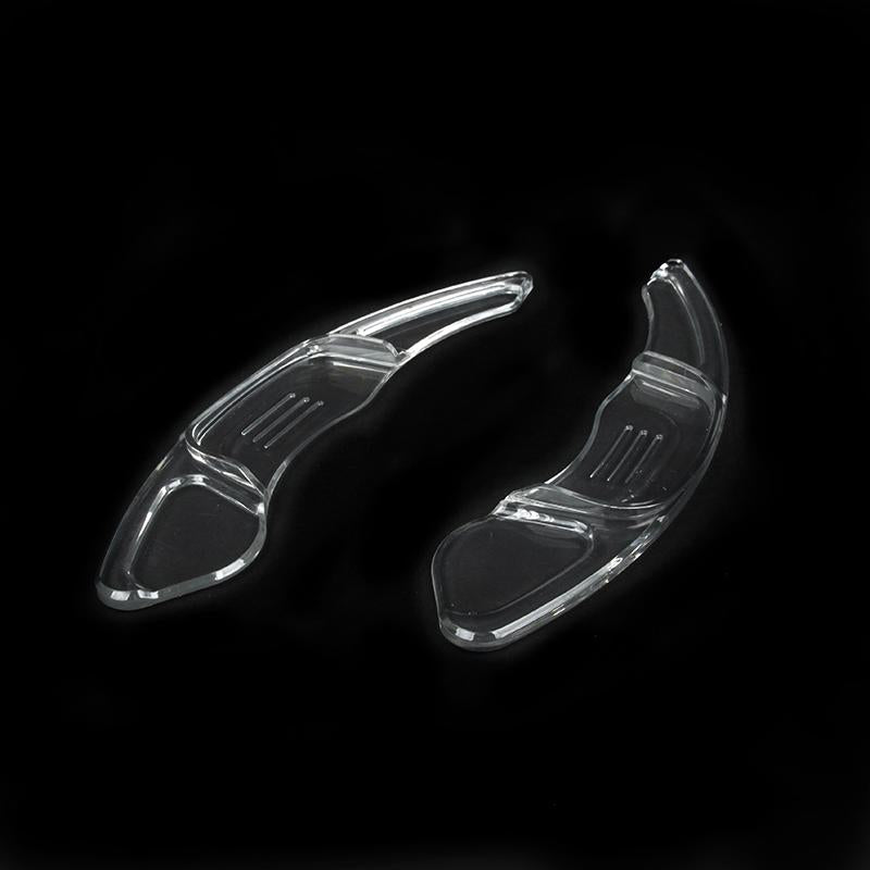 VW MK7 GTI & R AS  Transparent DSG Paddle Shifter Extensions for Automatic Steering Wheel of VW Golf MK7 GTi R
