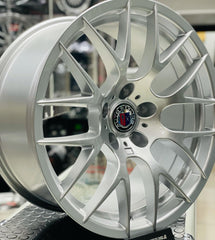 19” AS- V8 COMP 5/120 SILVER M3 FITMENT