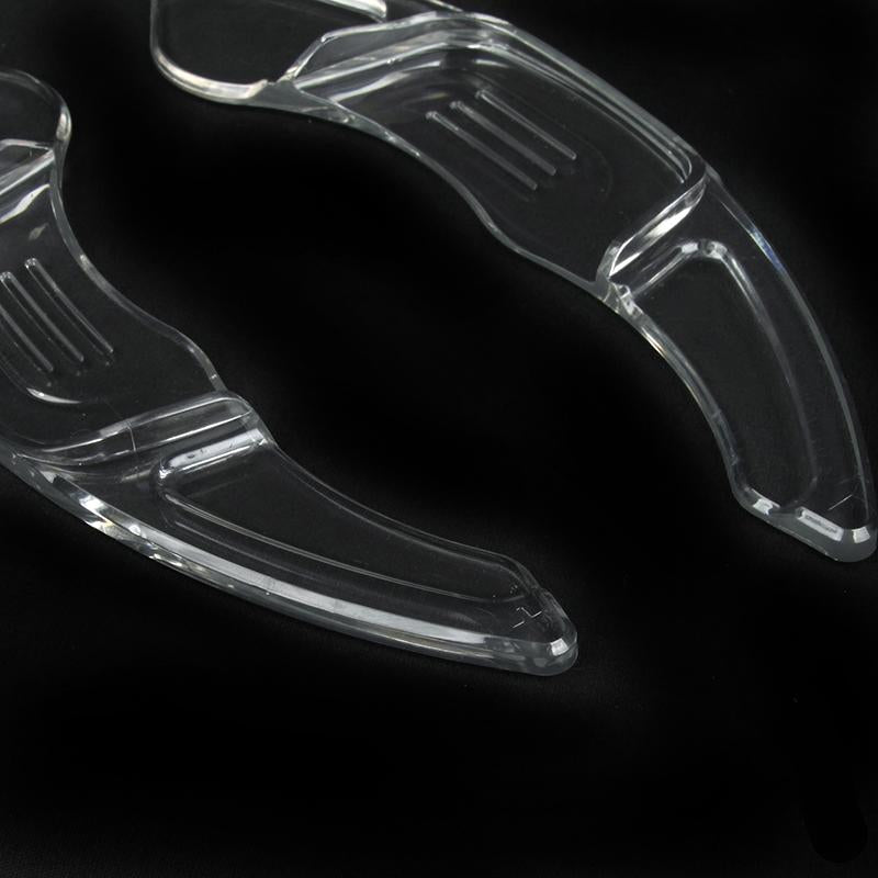 VW MK7 GTI & R AS  Transparent DSG Paddle Shifter Extensions for Automatic Steering Wheel of VW Golf MK7 GTi R