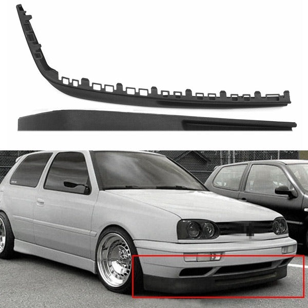 VW GOLF MK3 VR6 / BONRATH 2PCE FRONT SPOILER MATT BLACK