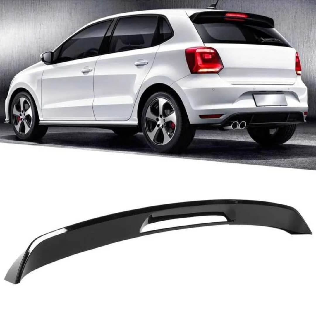 POLO 6 GTI STYLE ADD ON SPOILER GLOSS BLACK