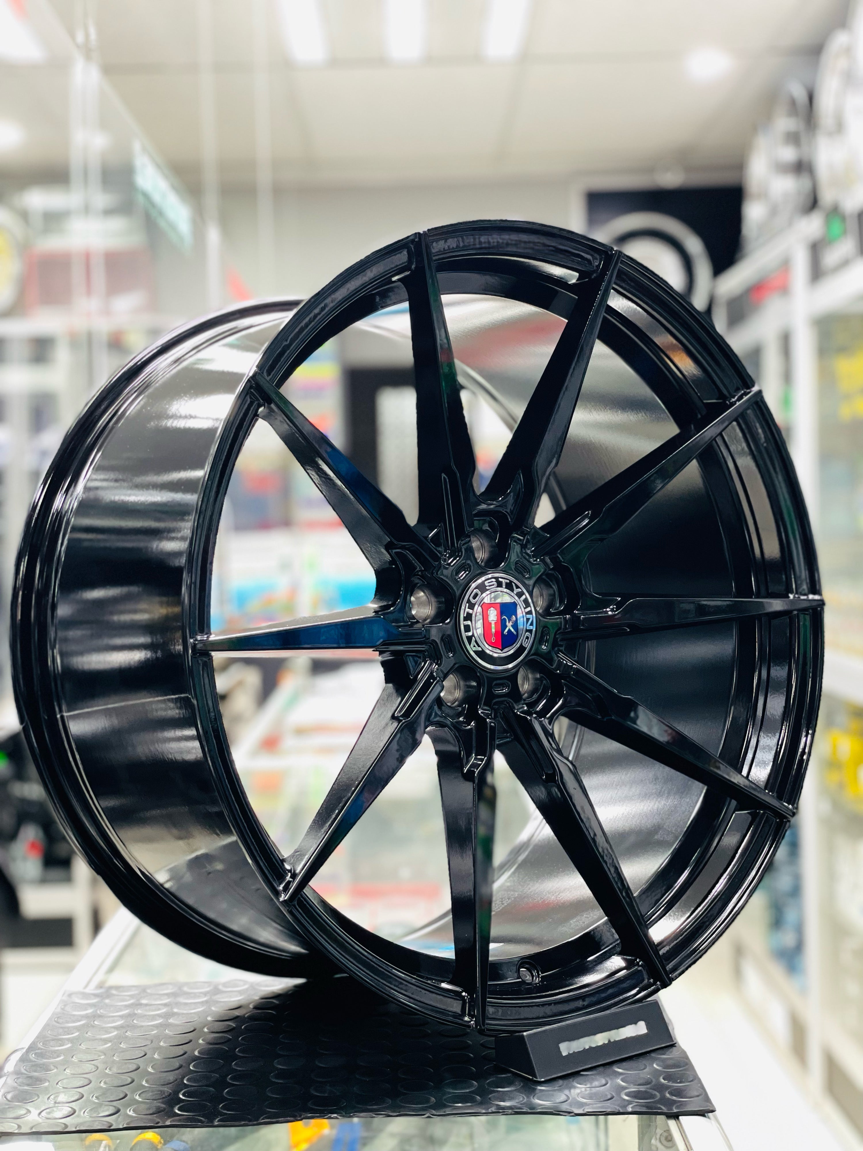 21” AS-5010 5x112 PCD GLOSS BLACK