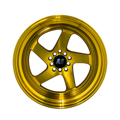 18” AS- F1R 5/100 5/114 GOLD