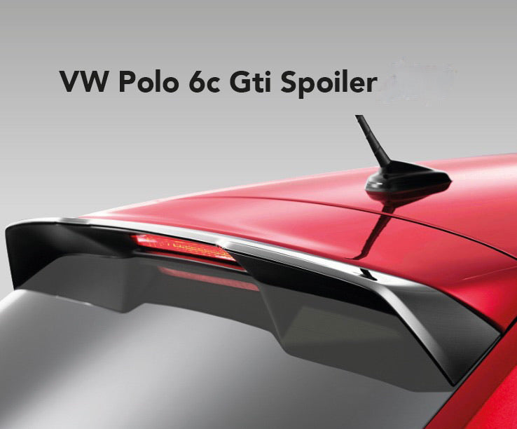 POLO 6 GTI STYLE ADD ON SPOILER GLOSS BLACK
