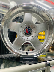15” AS- 9N  4x100 & 5x100 silver  wheels