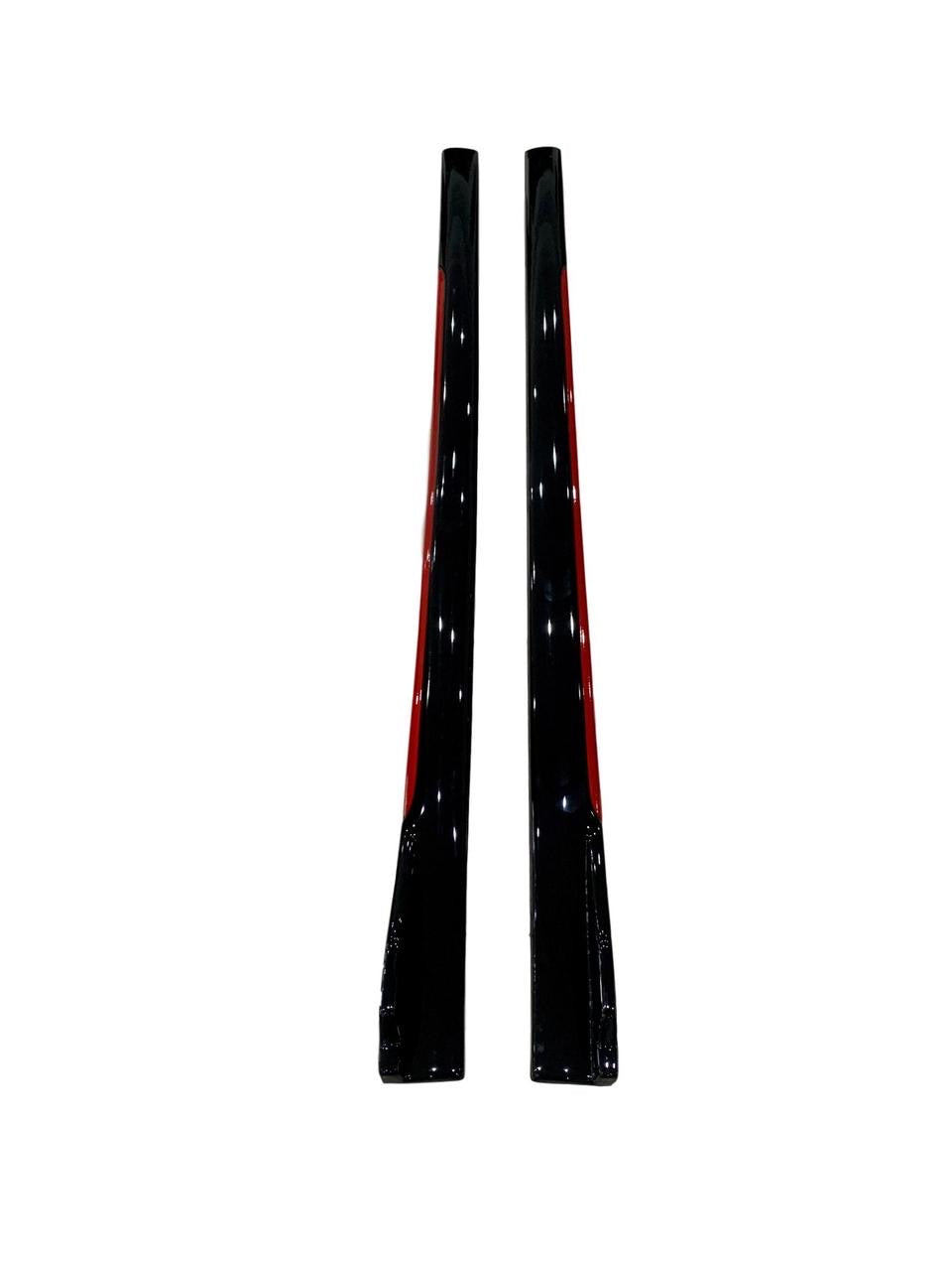 Universal Side Skirt with Red Accent - Autostyling Klerksdorp