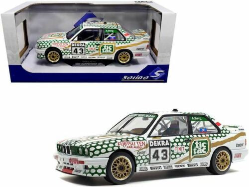 SOLIDO 1:18 SCALE MODEL CAR BMW E30 M3 DTM TIC TAC