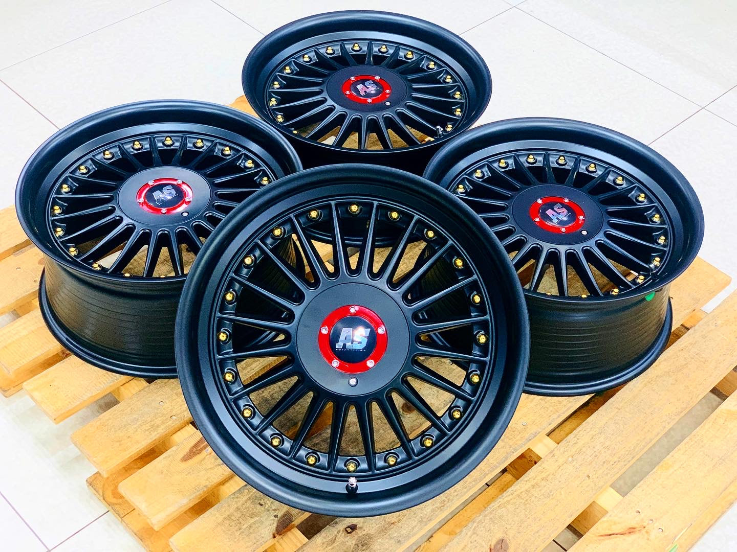 17'' AS-PINA SATIN BLACK 5x100 & 5x114 MULTI PCD WHEELS – Autostyling ...