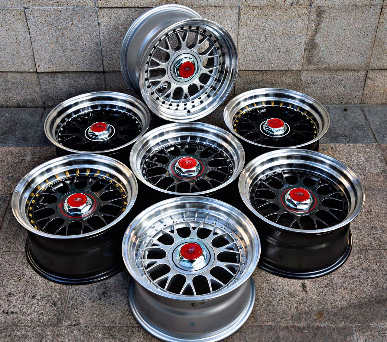 15” AS 5031 - BBS STYLE WHEELS hi