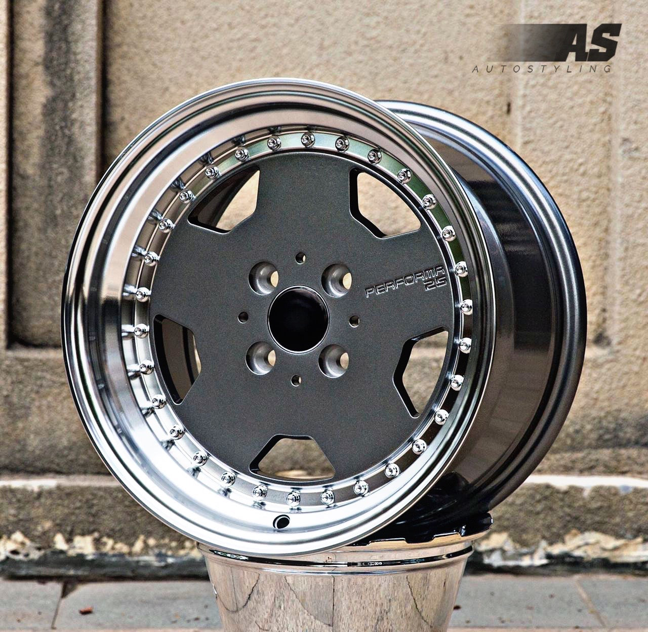 15” AS- PERFORMA M/ BLOCK 4/100 WHEELS