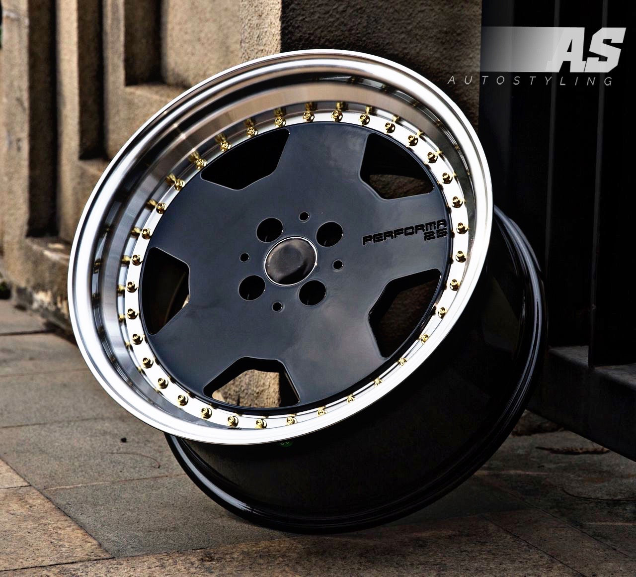 15” AS- PERFORMA M/ BLOCK 4/100 WHEELS