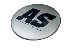 SILVER AS RIM DECAL