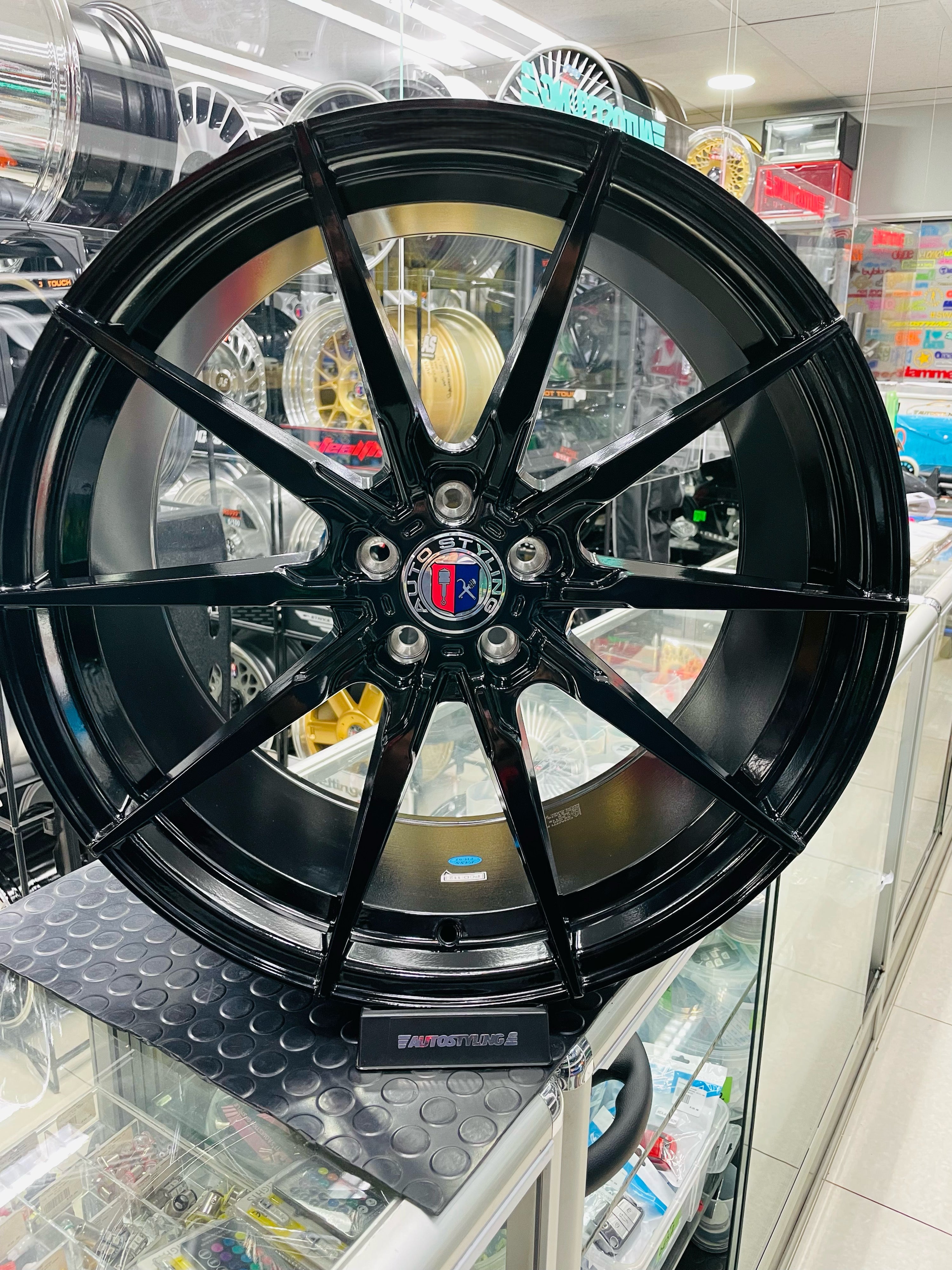 21” AS-5010 5x120 9/10.5j PCD GLOSS BLACK wheels