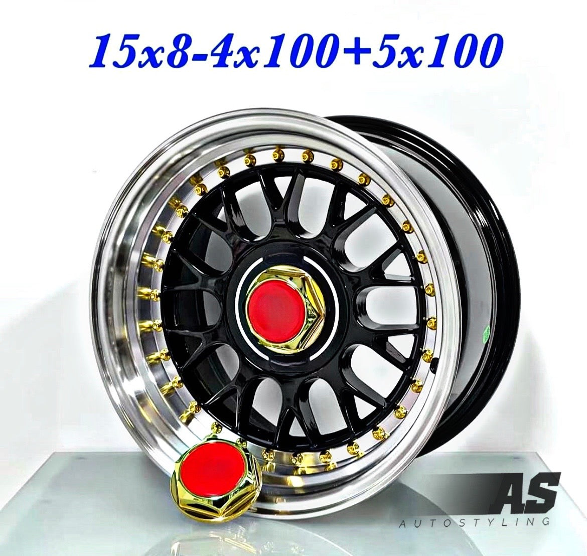 15” AS 5031 - BBS STYLE WHEELS hi